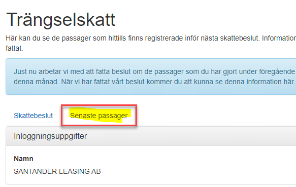Transportstyrelsen trängselskatt